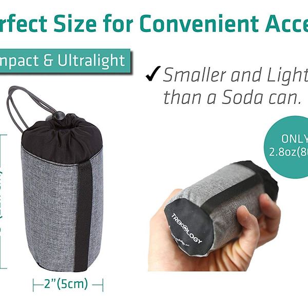 Ultralight Compact Inflatable Camping Pillow, Soft Compressible Portable