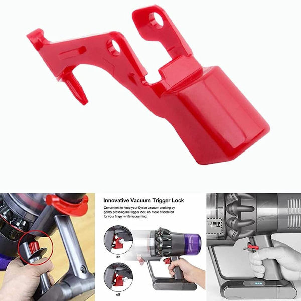 Kestävä punainen kytkimen painike Dyson V10 V11 -pölynimuriin, tukeva liipaisinkytkin