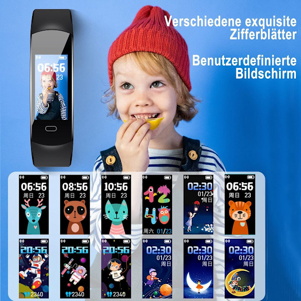 Pedometer Kids Smartwatch Fitness Tracker Barnklockor