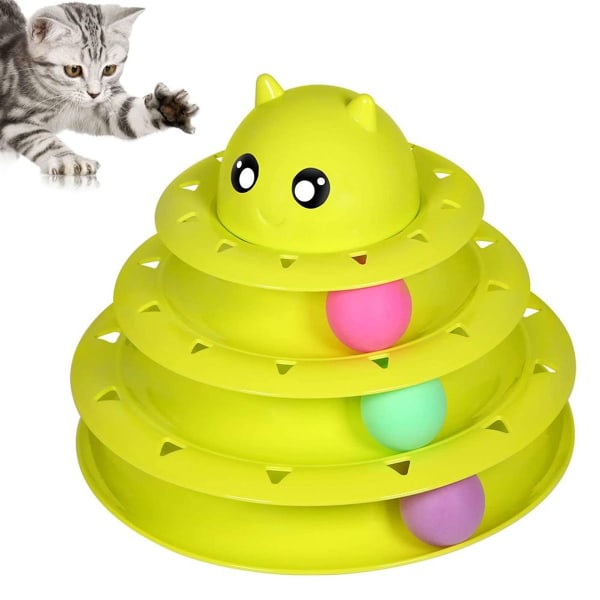 Cat Toy Toy Cat, Interactive Toy Green KLB
