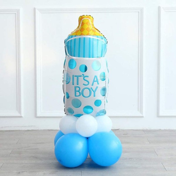 Gender Reveal 16 Pack oppustelige folieballoner til fest-, bryllups- eller fødselsdagsdekorationer-