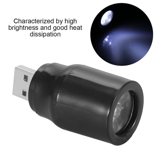 5V 1W långvarig plast mini USB LED-lampa för studier KLB