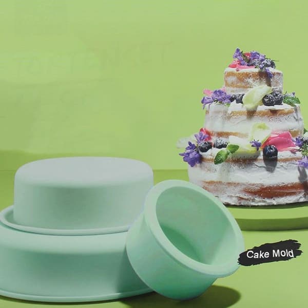 Trelags Rund Kageform Silikon Bageform Pizza Kagebund