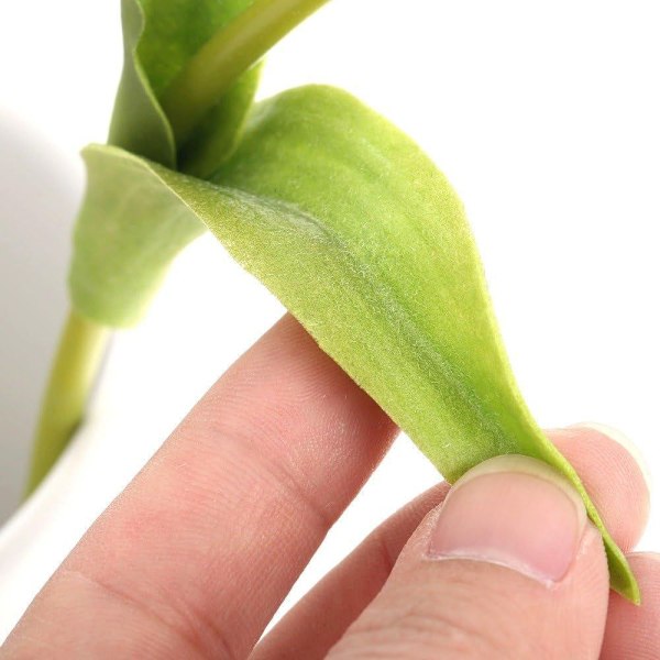 Kunstig blomstersett med 10 tulipaner for bryllupsdekorasjon