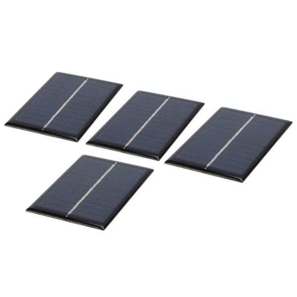 4 stk 0,6W 6V Mini solcellepanel Modul Fotovoltaisk sol KLB