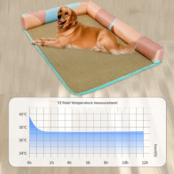 24 tommer hundebure til mellemstore og store hunde, kæledyr L(23,62x17,71x1,1) KLB
