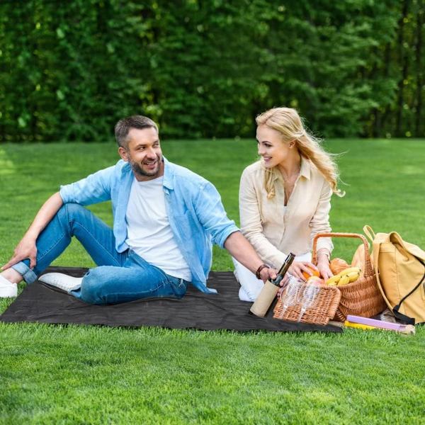 Siegvoll Mini Picknickfilt Ultralätt Bärbar Strandfilt, Utomhusfilt för Stra KLB