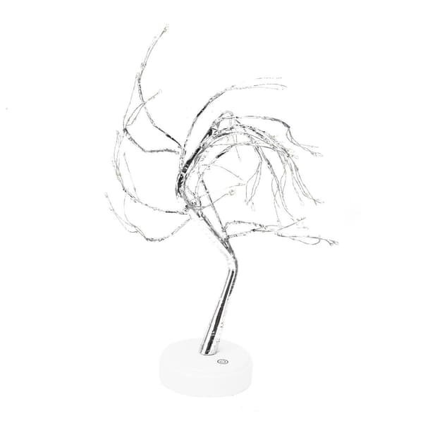 Natlys USB-lystræformet lampe DIY kobber KLB