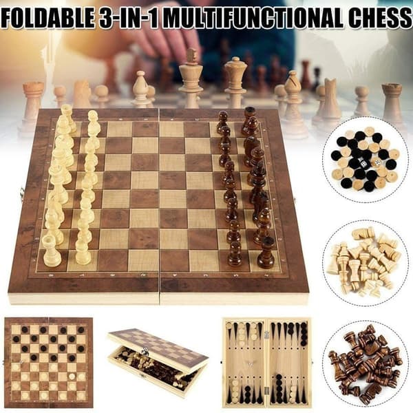 Memory Match Stick Chess, Memory Chess Wood, Träminne Chess, Memory Chess, KLB