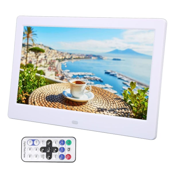 Digital fotoramme HD 10,1 tommer 1024 x 600 LCD-skjerm Smart KLB