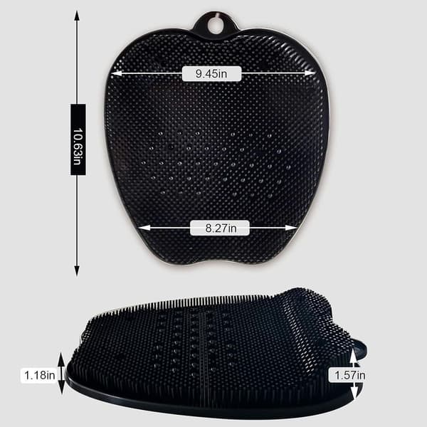 Fot Scrubber Dusch Större Bad Massage Pad, Silikon Sugkopp