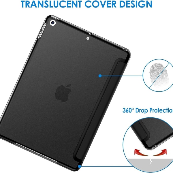 Etui til iPad 10,2 tommer (model 2021/2020/2019, 9/8/7