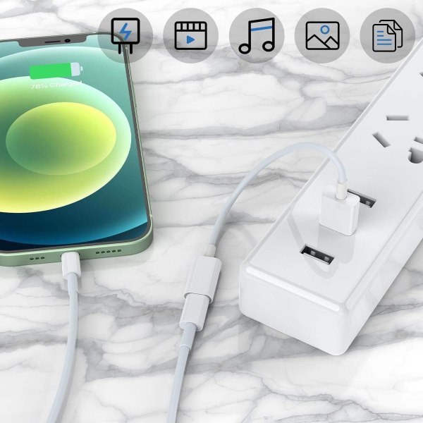 USB C-hona till USB-hane adapter (3-pack), Typ C till USB A
