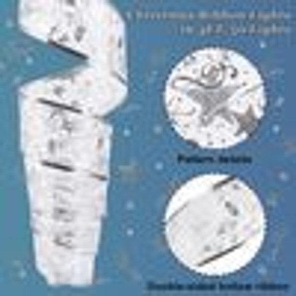 5m 50 LED Silver Bow String Lights Julgransbelysning för inomhus KLB