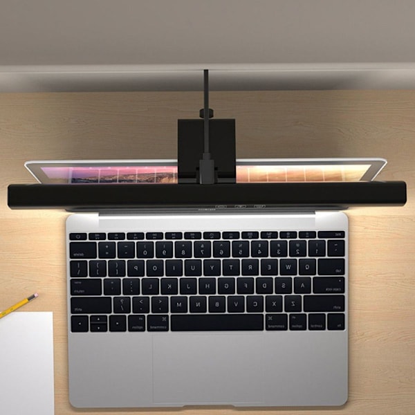 Quntis Computer Monitor USB LED-lampe med berøringskontrol, Anti-blåt lys, KLB