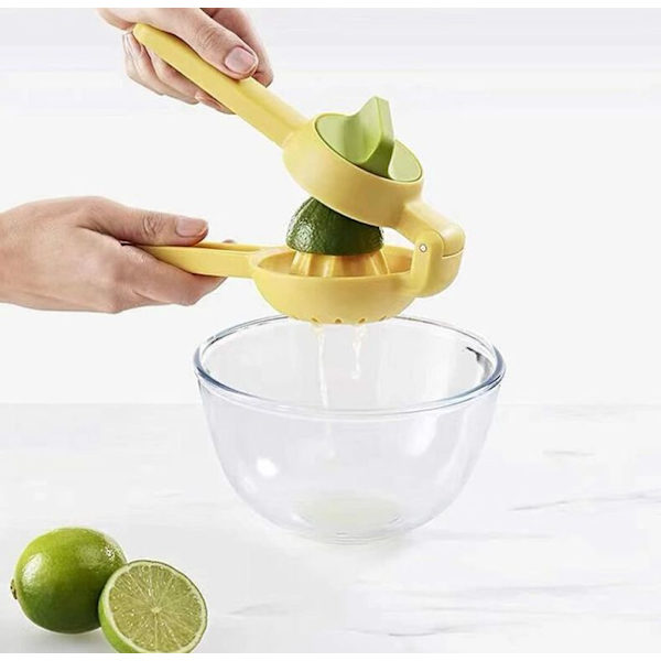 Set med 2 limecitruspressar, manuell citruspress, enkel extraktion manuell citrusjuice