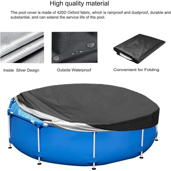 45-pack poolskyddsklämmor, fästklämmor för ovala pooler, 61 cm KLB