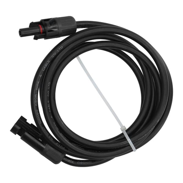 Solpanel förlängningskabel 600V TUV UL Wire 6mm² x 2m med KLB