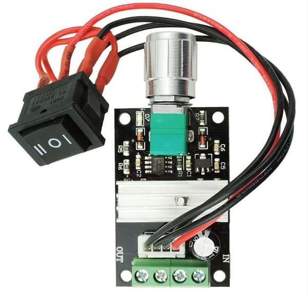 DC 6V 12V 24V 3A 80W DC Motor Speed Controller (PWM) justerbar