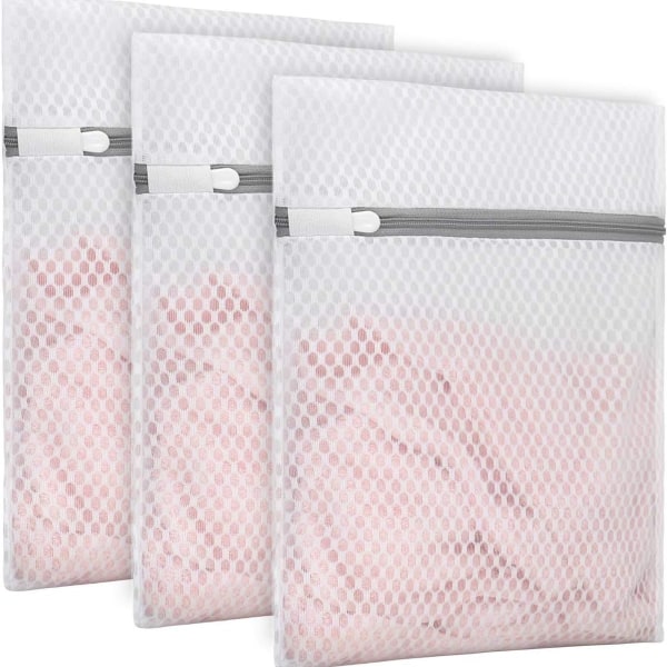 Vaskeripose for vaskemaskin, mesh vaskeriposer, vaskeripose - 1 stk. Grå KLB