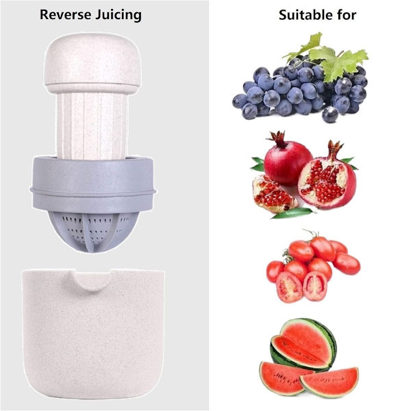 Citrus Juicer Enkel Manuell Citronpress Liten Bärbar Primär Färg