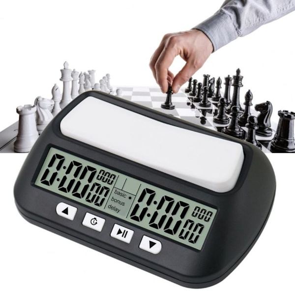 YS-902 Schacktimer Go Tävling Schackklocka (Gul Engelsk Version)