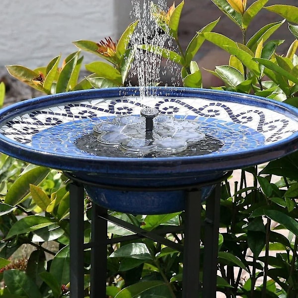 Nyt solcelledrevet springvand, 1,5W fuglebad springvand have