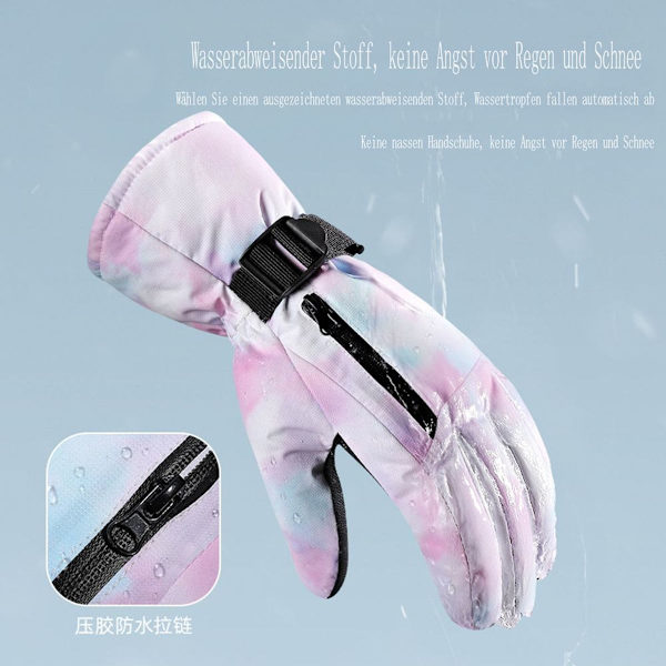 Touchscreen Skidhandskar Unisex Varma Vindtäta Handskar KLB
