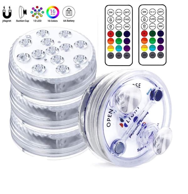 Undervannslys, LED undervannslys, bassengbelysning, magnetisk