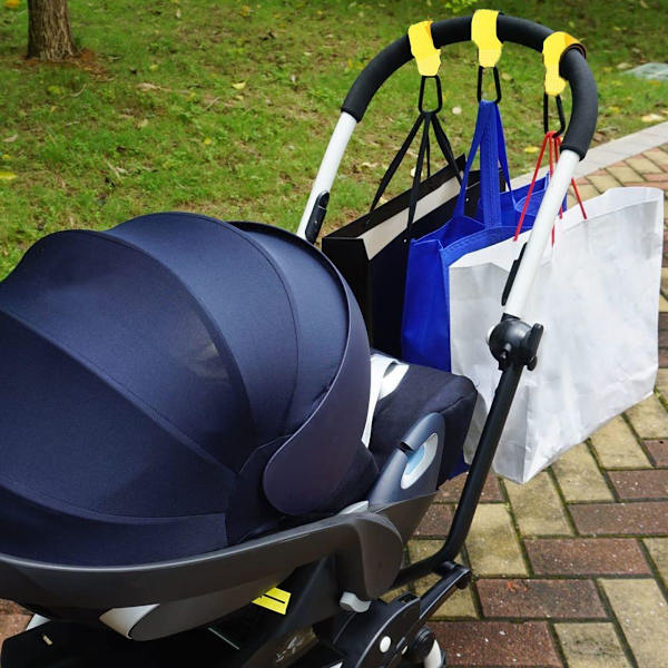 Klapvogns Krog, Trolley Krog, Klapvogns Tilbehør Gul KLB