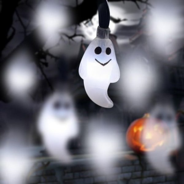 Halloween-lyslenke 3 meter 20 LED for Halloween-dekorasjoner utendørs