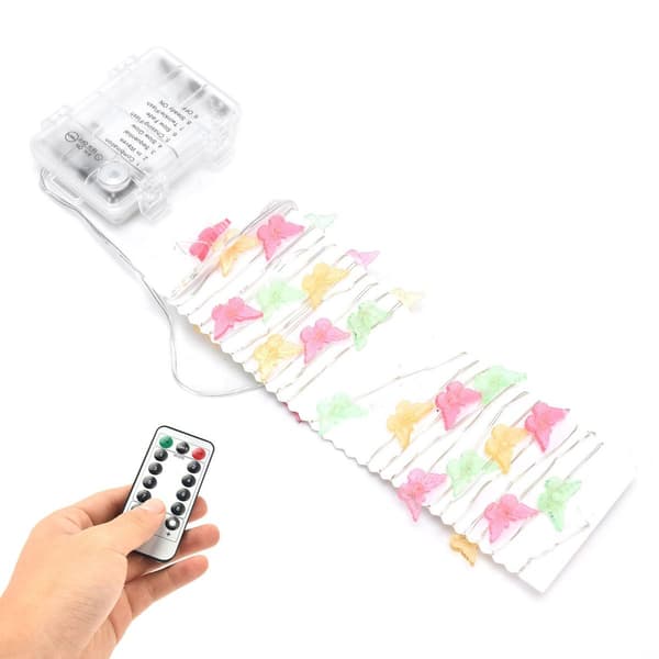 3m/9.8ft 40 LED-kuparilankavalosarja 3 väriä Perhonen KLB