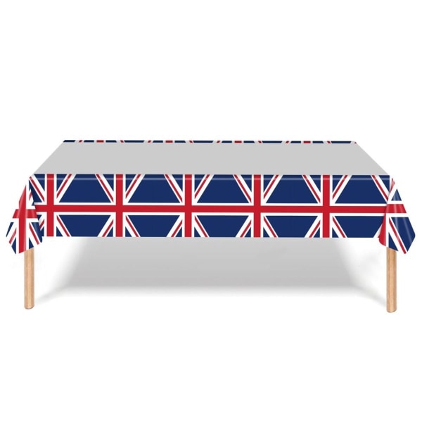 Union Jack -pöytäliina, paperilautasliinat, paperilautaset, paperimukit KLB