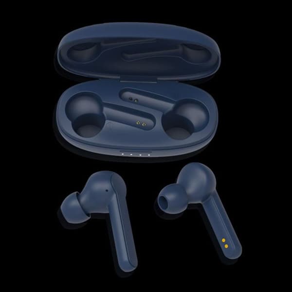 Bluetooth-hörlurar, trådlösa hörlurar Bluetooth blå