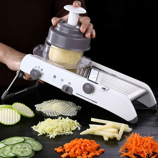 Multifunksjonell manuell grønnsakskutter i rustfritt stål KLB