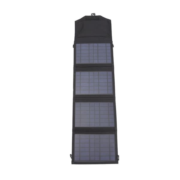Bærbar solcellepaneloplader, foldbar, effektiv PET-polymer KLB