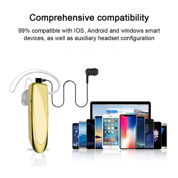Uusi Bluetooth-kuuloke V4.1 Langaton kuuloke Bluetooth Kulta