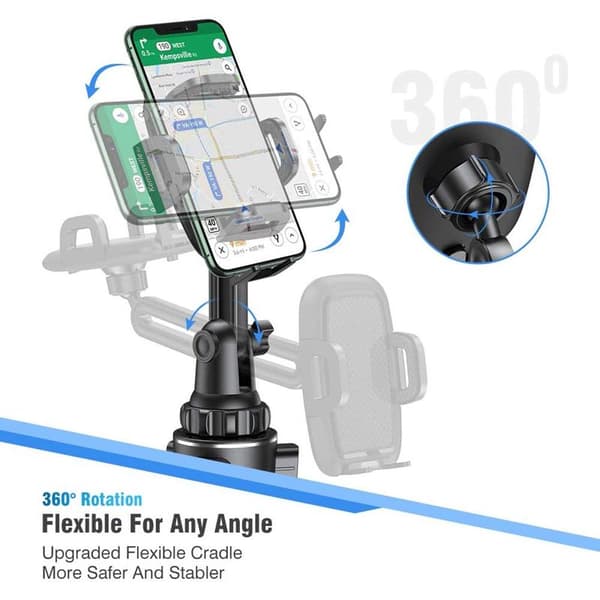 Mobiltelefonholder bilkoppholder, den ultimate enkle håndfrie grepet
