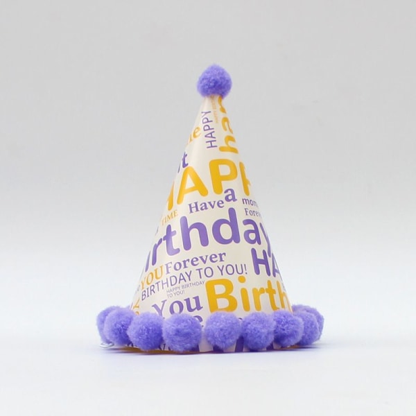 Fyruddig hatt-läderboll-festhatt aktivitetssats-gör-det-själv-pom poms och klistermärken, roliga tillbehör till festspel, handgjord dekoration för barn, födelsedag