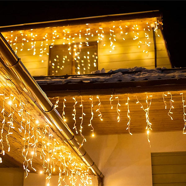 Ulkotilojen LED-valosarja, lämmin valkoinen
