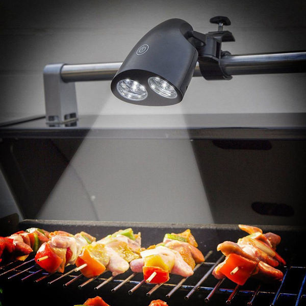 LED grilllampe, 360 graders drejelig grill lys, skrue montering KLB