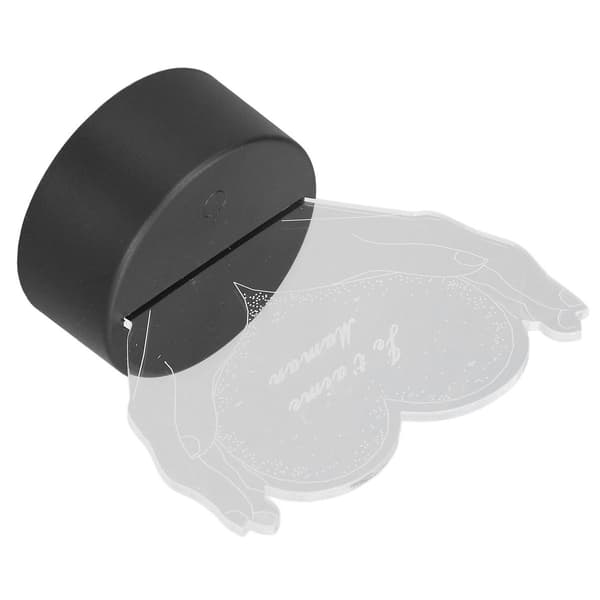 3D-bordlampe hånd- og hjerteform LED-nattlys 7 farger KLB