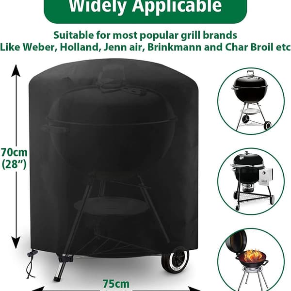 Rund grillhette Sfærisk grillhette 75 x 70 cm