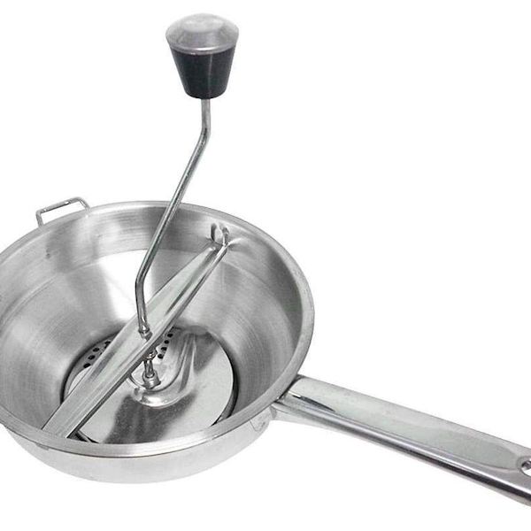 Rostfri sil med 3x silinsatser - sil för soppa KLB