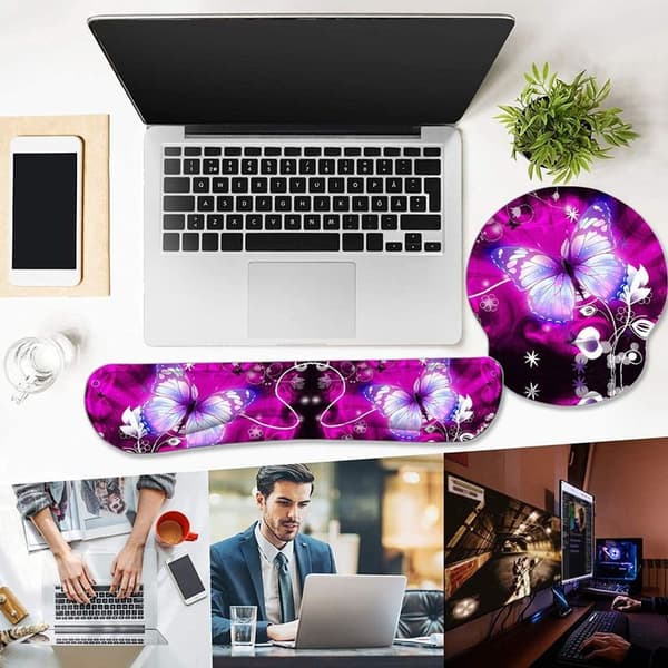 Ergonomisk musematte for smertelindring, håndleddstøtte for style4