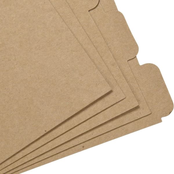 3-pack Kraft Etikettpapper A5 Storlek Notebook Index Insert Plan KLB