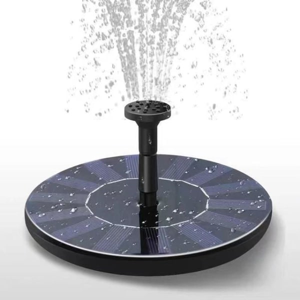 Solar springvand, 1W sol dam pumpe maksimalt 60cm højde sol vand pumpe | KLB