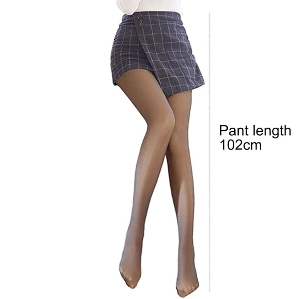 Talvinen termotights, korkea vyötärö, läpinäkymätön fleece, maitomainen ruskea KLB