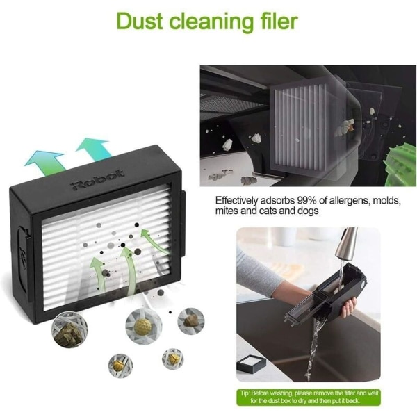 Replenishment tilbehørssett for iRobot Roomba i7 E5 E6 E7
