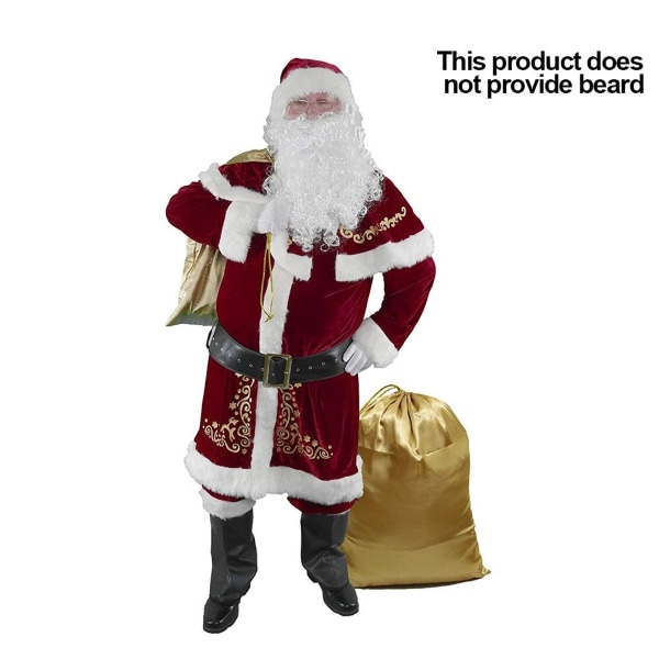 Jultomtekostym för män Julgransfest Cosplay för vuxna KLB